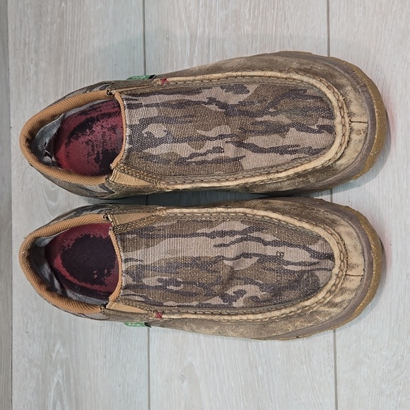 Eco Twis Mens Leather Brown Slip-On Shoes Sz 11M Driving main image 7